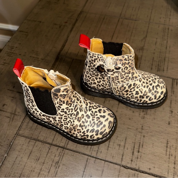 Zecchino D’oro ankle boots. Leopard print. Made in Italy. - Picture 3 of 9